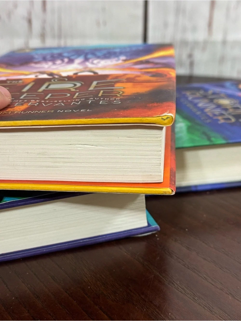 Disney Rick Riordan JC Cervantes Trilogy Storm Runner Shadow Crosser Fire Keeper